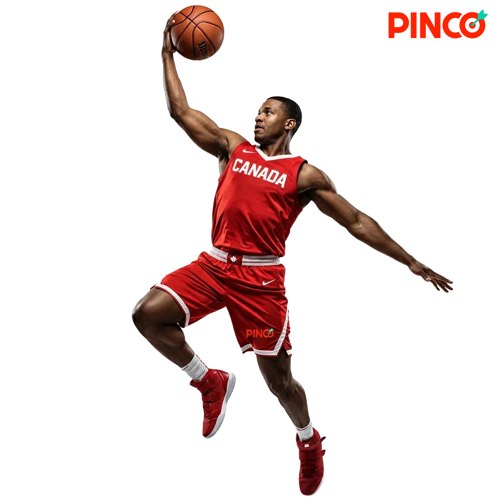 Pinco Basketball Betting in Canada: NBA & WNBA, live odds, props, parlays; iOS/Android app; 100% bonus bet up to C$250.