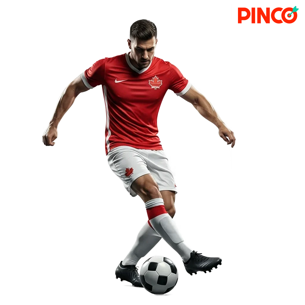 Bet football in Canada today with Pinco: live odds, pre-match and in-play markets, cash out, C$7,500 + 250FS welcome offer.