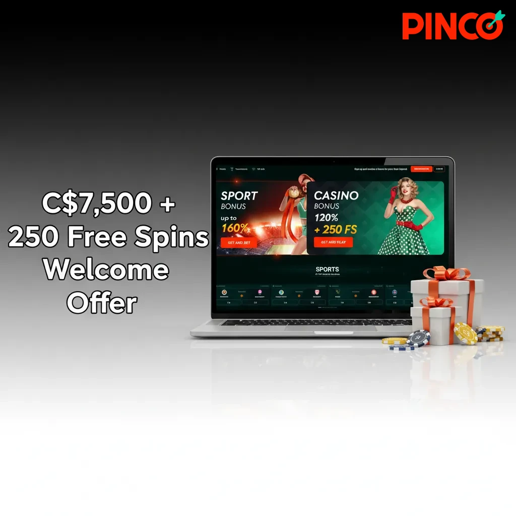 C$7,500 + 250 free spins welcome offer for new players; valid on casino and live games. Terms apply.
