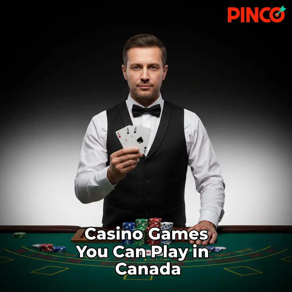 Collage of Canadian online casino games: slots, crash, table games, jackpots, Megaways, video poker with RTP/limits.