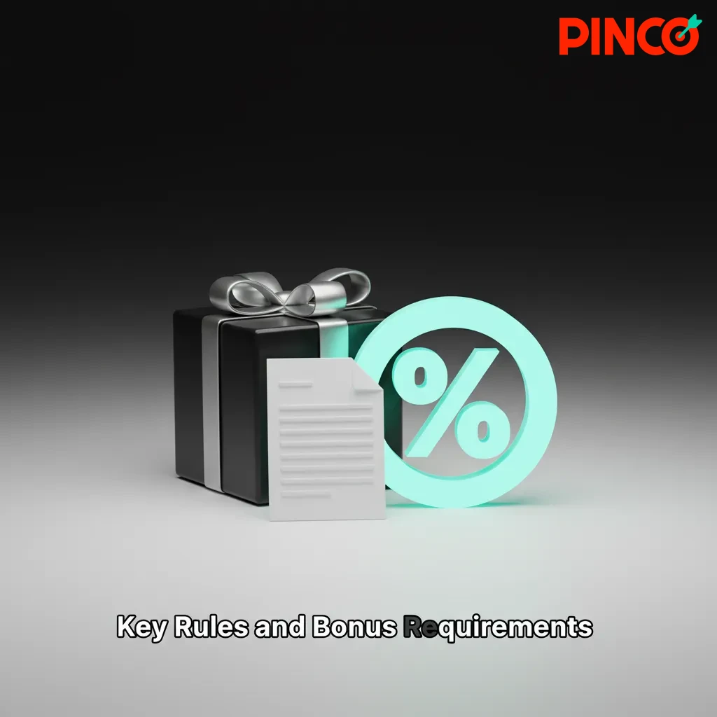 Pinco bonus rules: one welcome package, C$20 min deposit, wagering requirements, eligible payments, game contribution limits.