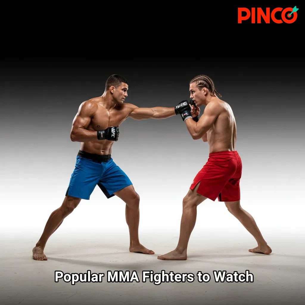 Collage of top MMA fighters: Jon Jones, Makhachev, Edwards, O’Malley, Volkanovski, Adesanya, Shevchenko.