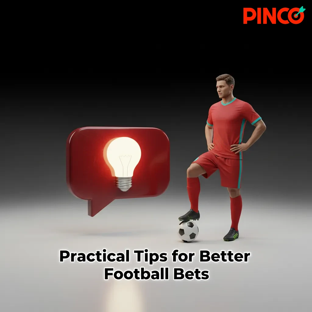 Checklist infographic for better football bets: study form, injuries, tactics; compare odds; manage bankroll; set limits.