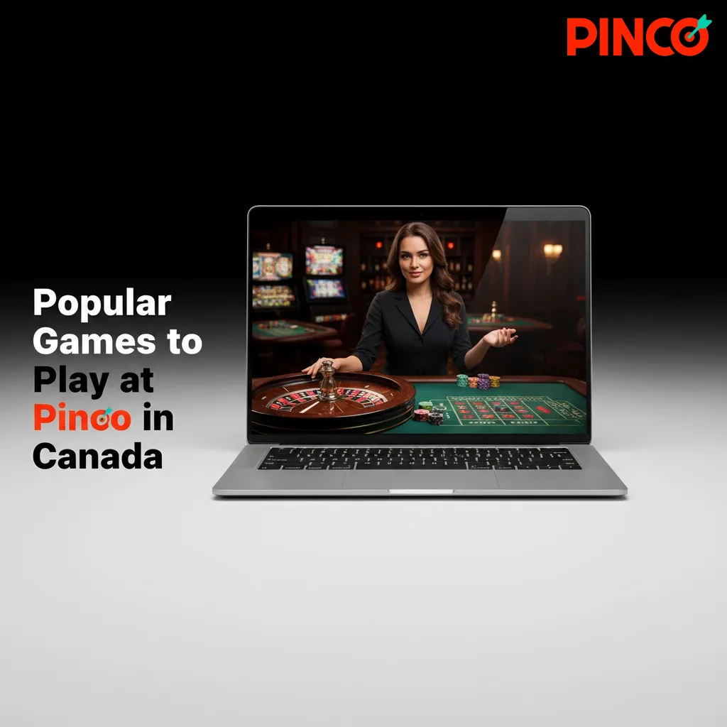 Popular Pinco Canada games: Book of Dead, Big Bass Bonanza, Gates of Olympus, Mega Moolah, Roulette, Blackjack.