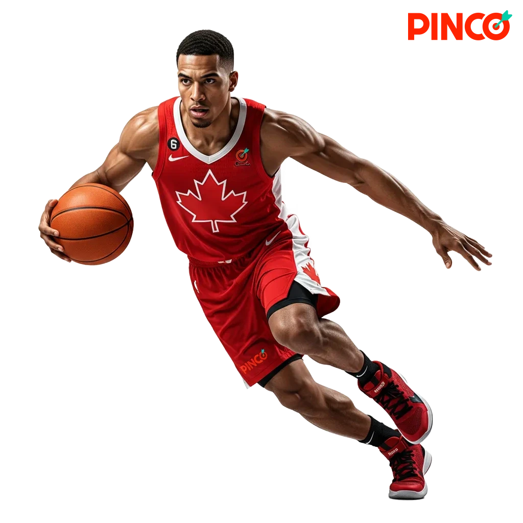 Phone with Pinco Canada betting app; sports icons, slots, crash, live dealer; 24/7 live odds; set limits, bet responsibly.