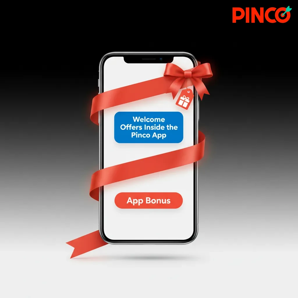 Pinco app offers: choose Sports 100% up to C$500 or Casino 100% up to C$7,500 + 250 spins; C$20 min deposit at signup.