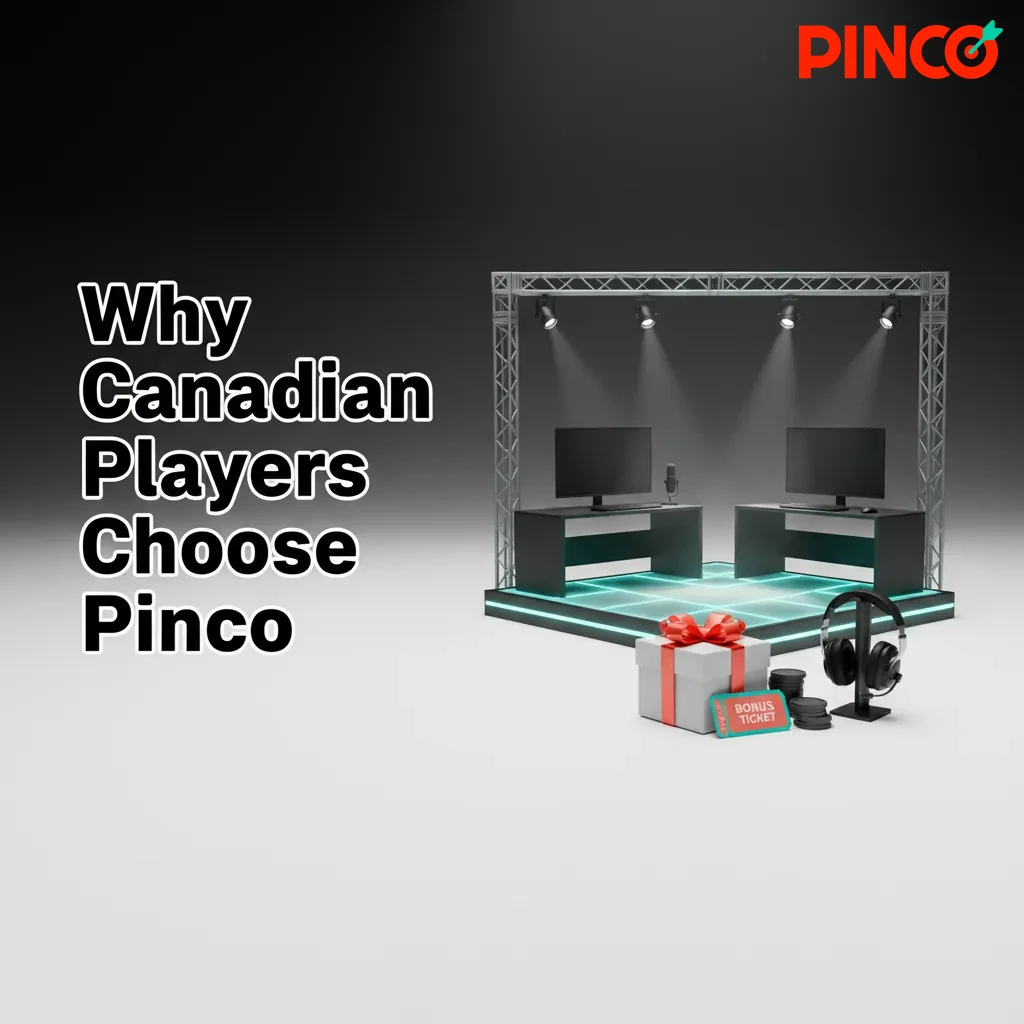 Graphic of Pinco benefits for Canadian SC2 bettors: bonus, local payments, live odds, mobile app, and 24/7 support
