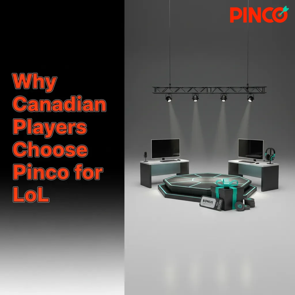 Canadian LoL bettors choose Pinco: C$7.5k+250FS bonus, CAD payments, 24/7 support, competitive odds, easy app.