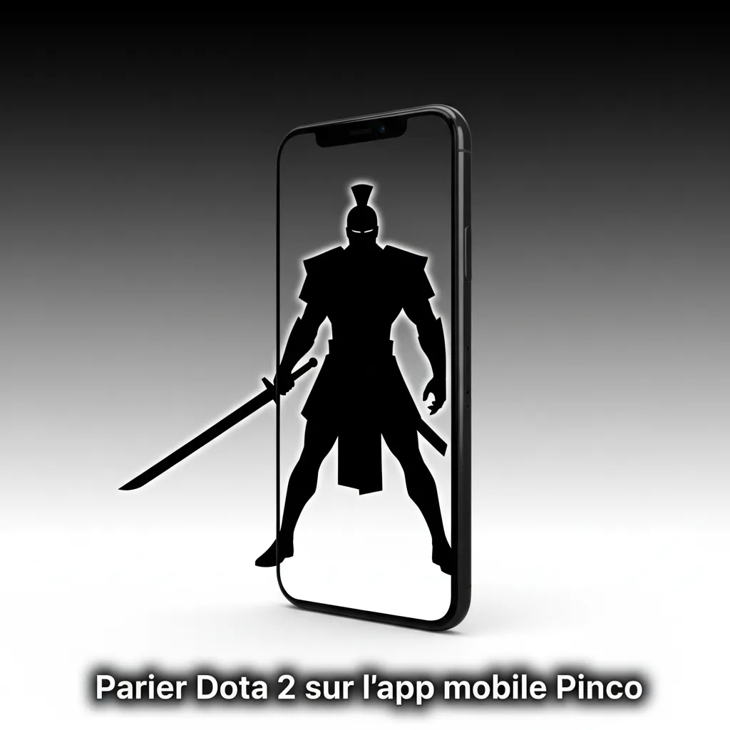 Smartphone avec l’appli Pinco: paris Dota 2 en direct, cotes en temps réel pendant drafts et cartes.