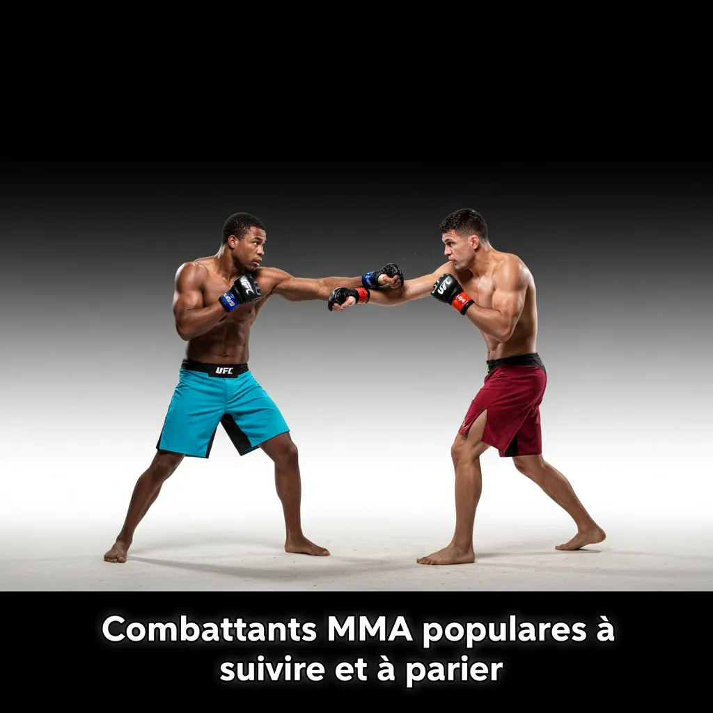 Infographie des combattants MMA à suivre pour les paris: Makhachev, Pereira, Topuria, Edwards, O’Malley, Zhang, Aspinall.