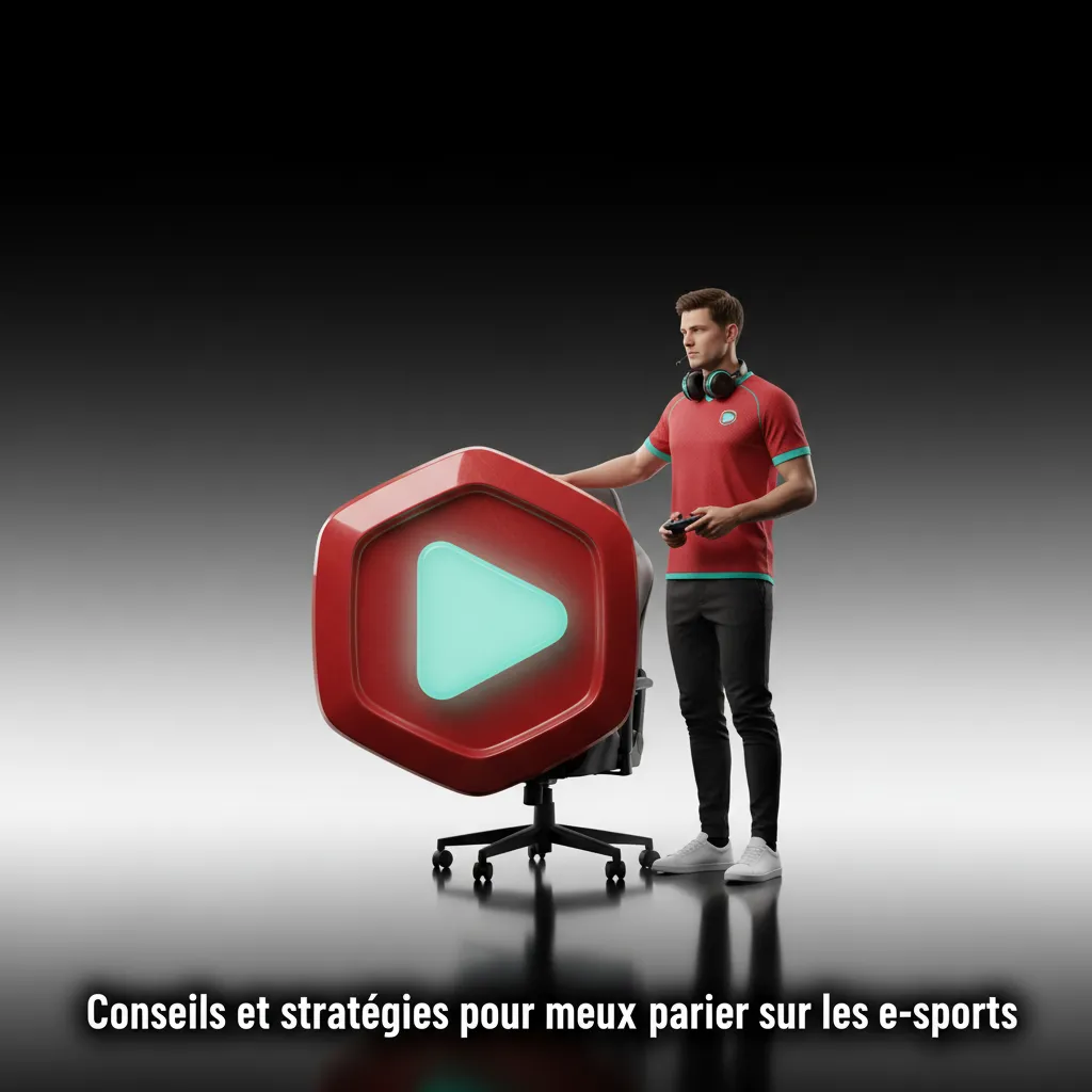 Infographie: conseils pour parier sur l'e-sport — bankroll, stats, cotes, limiter combinés, live discipliné, patchs, journal.
