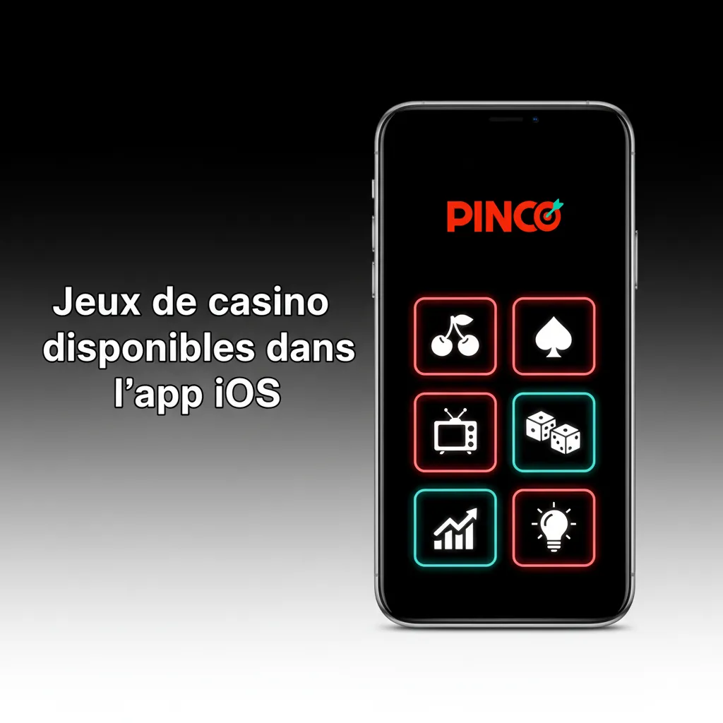 Écran iOS avec jeux de casino: machines à sous, jeux en direct, roulette, blackjack, baccarat; catégories et filtres.