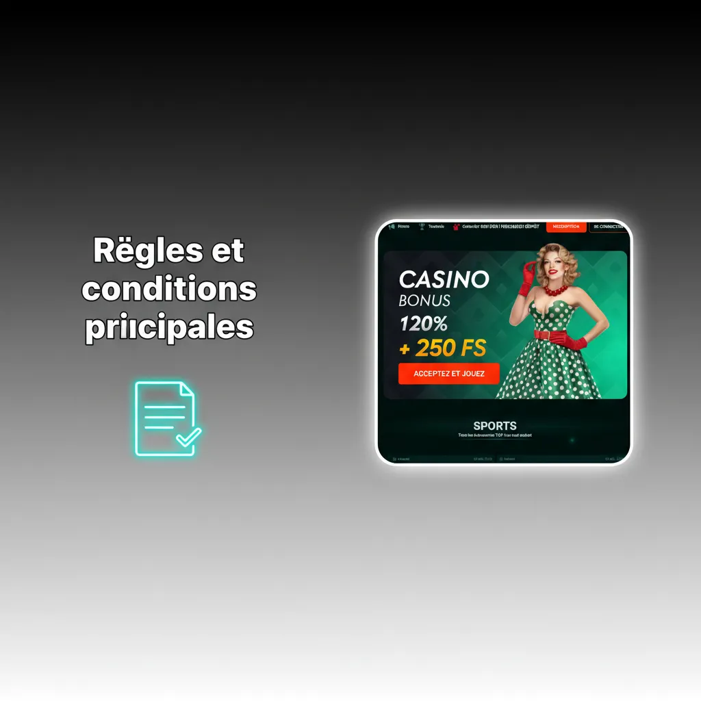 Règles et conditions: 19+, un compte par foyer, bonus avec mise/délais, KYC avant retrait, fraude = fermeture du compte.