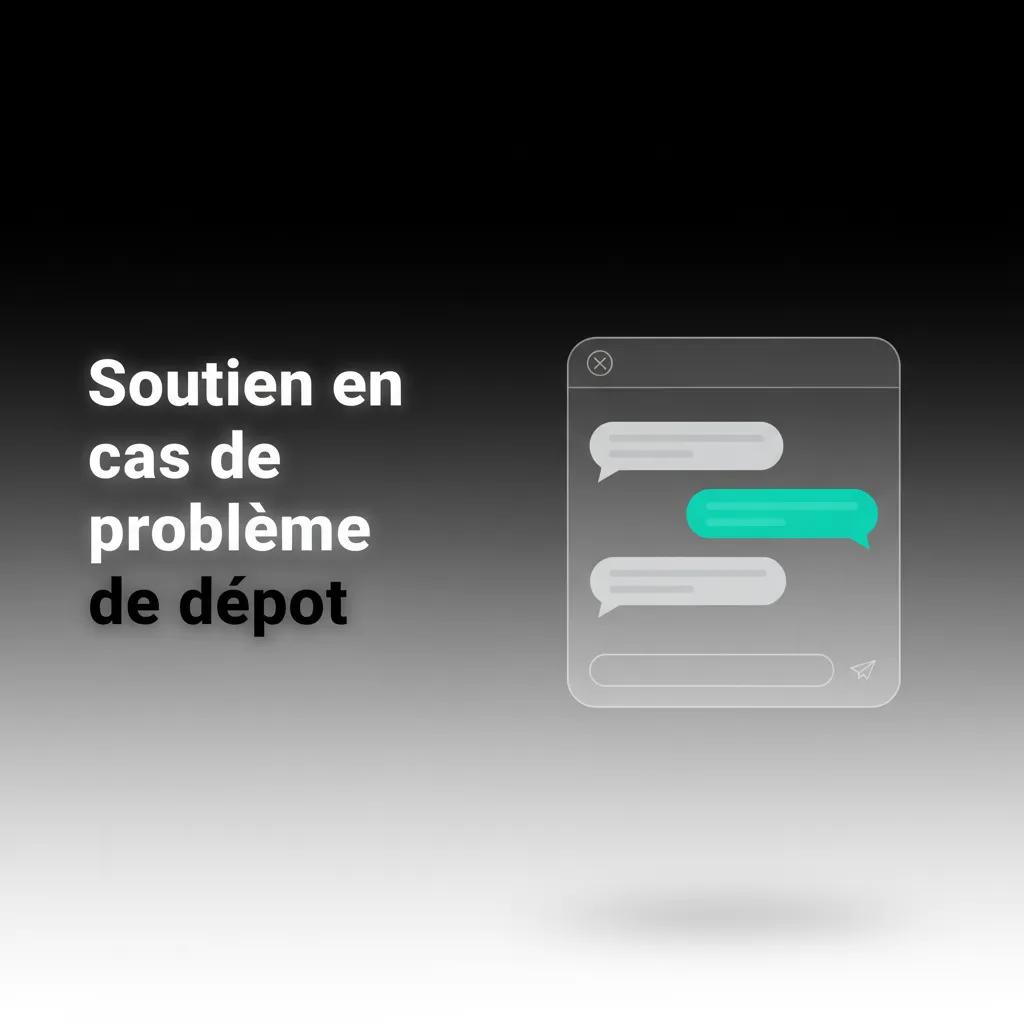 Soutien 24/7 pour problèmes de dépôt: chat pinco.ca/chat, support@pinco.ca, aide pinco.ca/aide, formulaire pinco.ca/contact.