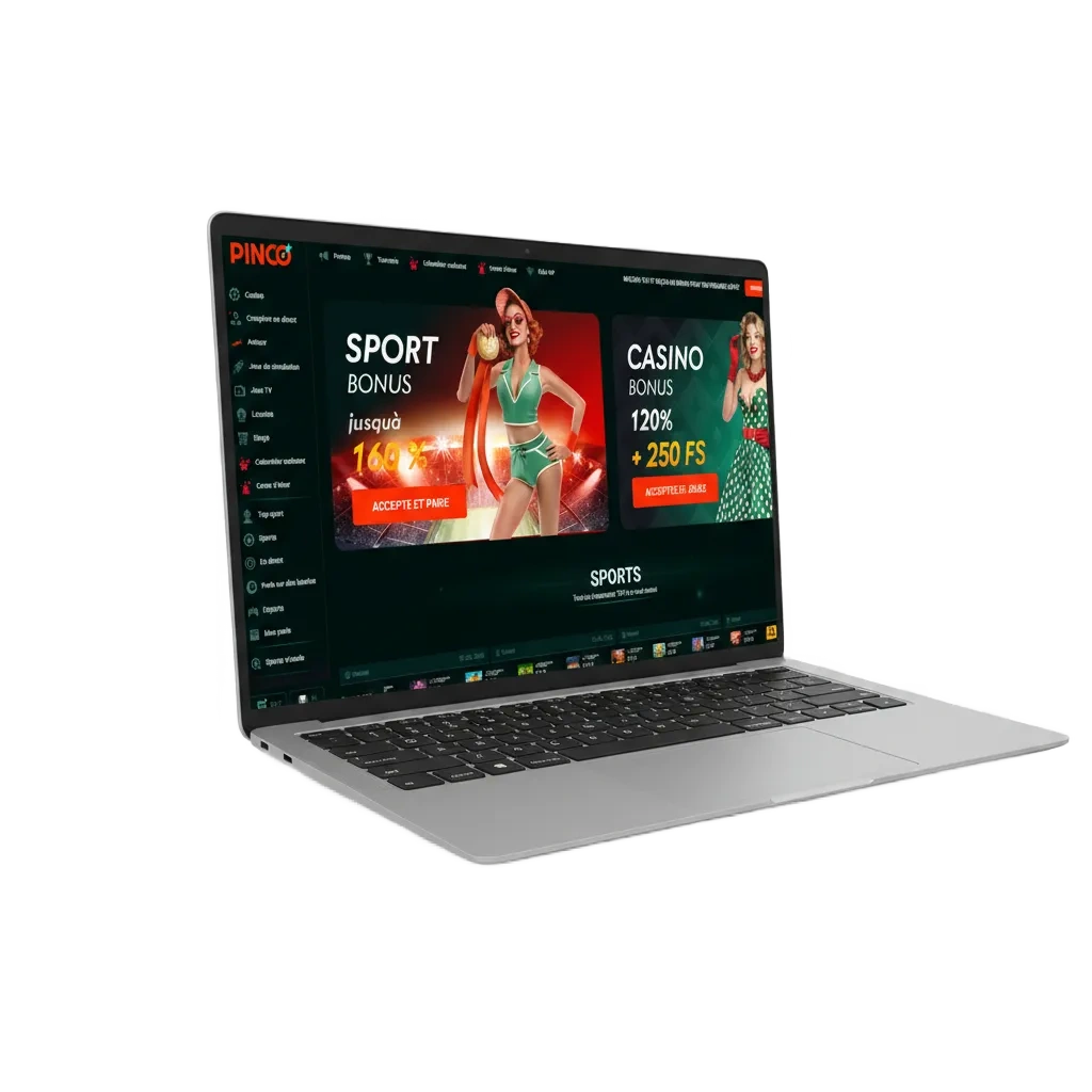 Téléchargement de l’app Pinco pour Windows et macOS: casino, roulette, jeux de table, paris sportifs, plein écran rapide.