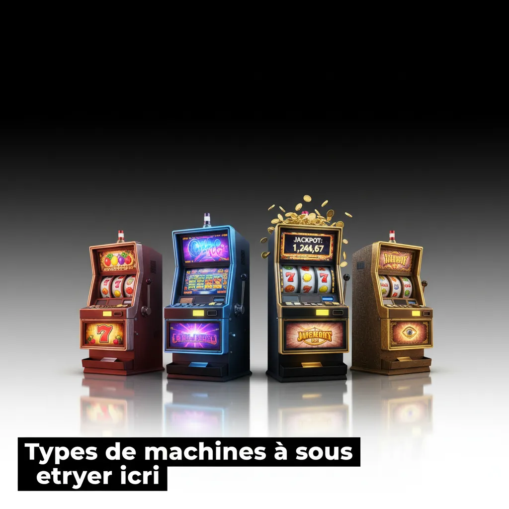 Types de machines à sous: classiques 3 rouleaux, vidéo slots, Megaways, jackpots, Hold and Win, et plus de 3 500 jeux