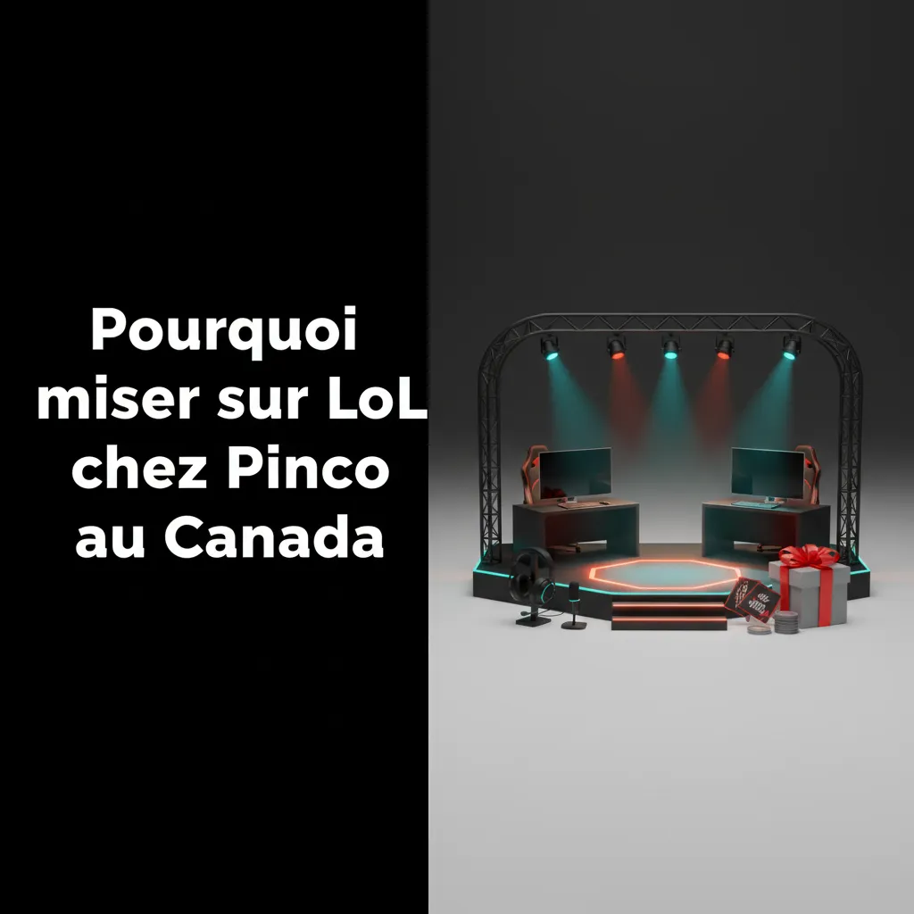 Bannière Pinco Canada LoL: bonus 7 500 $ CA + 250 FS, Interac, support 24/7 FR/EN, app mobile, cotes compétitives