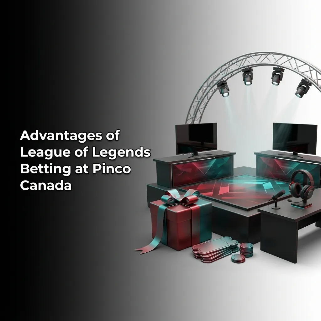 League of Legends betting interface showing competitive odds and bonus offers on Pinco Canada's esports platform