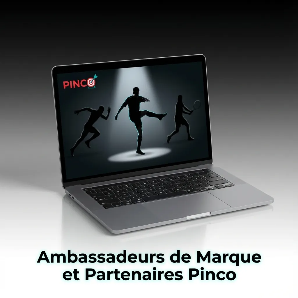 Pinco brand ambassadors including hockey team, eSports influencers, game providers, and responsible gaming partners