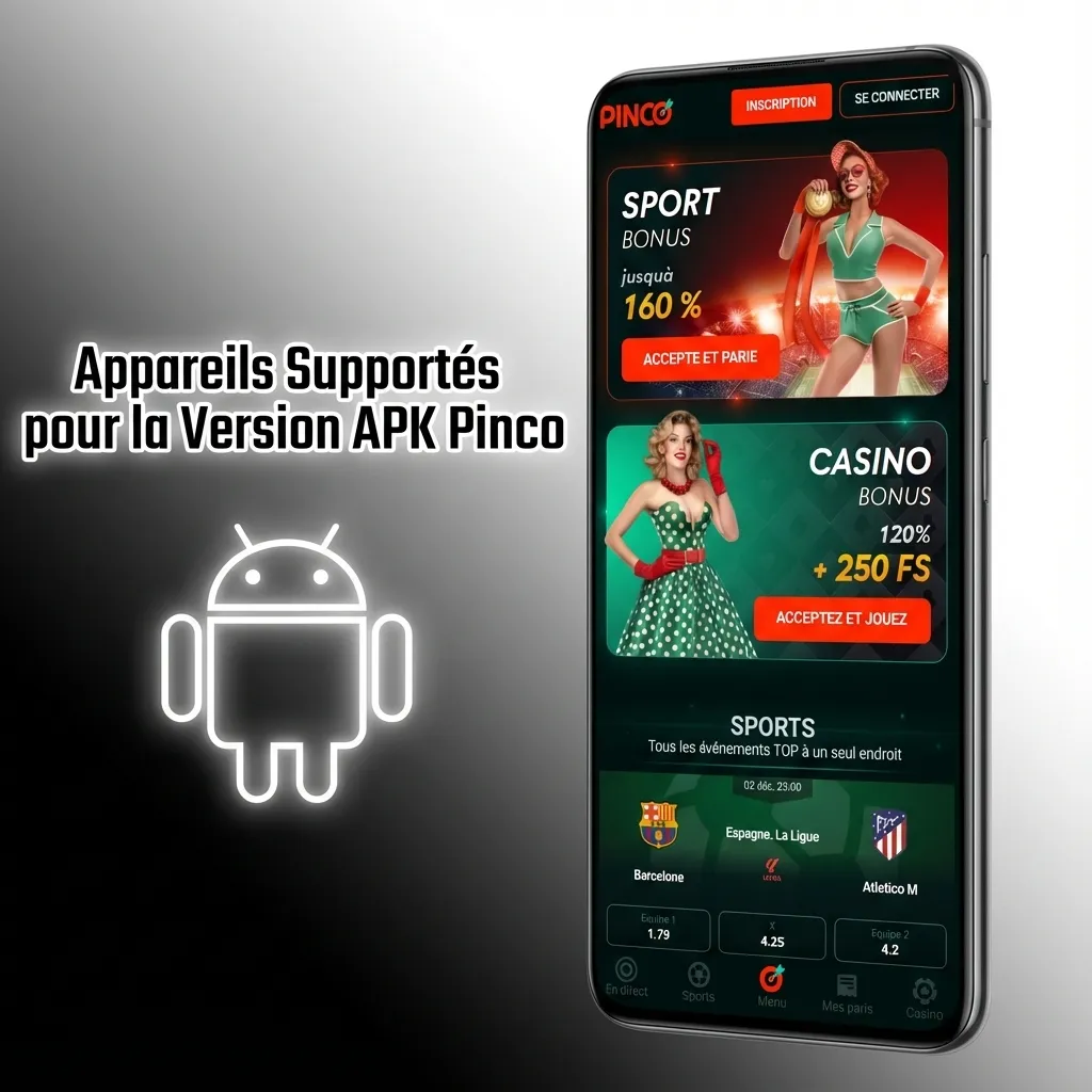 Tableau de compatibilité de l'application Pinco APK avec téléphones Samsung, Sony, Huawei, OnePlus, Oppo, Google, Xiaomi, Poco