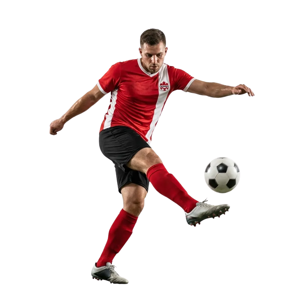 Canadian football betting interface on Pinco showing live matches, odds, and welcome bonus offer