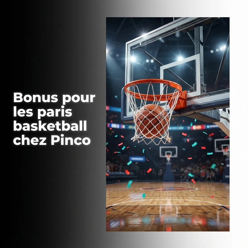 Bonus de bienvenue pour paris basketball chez Pinco: 100% du dépôt jusqu'à 500$ CA avec conditions de mise x5.