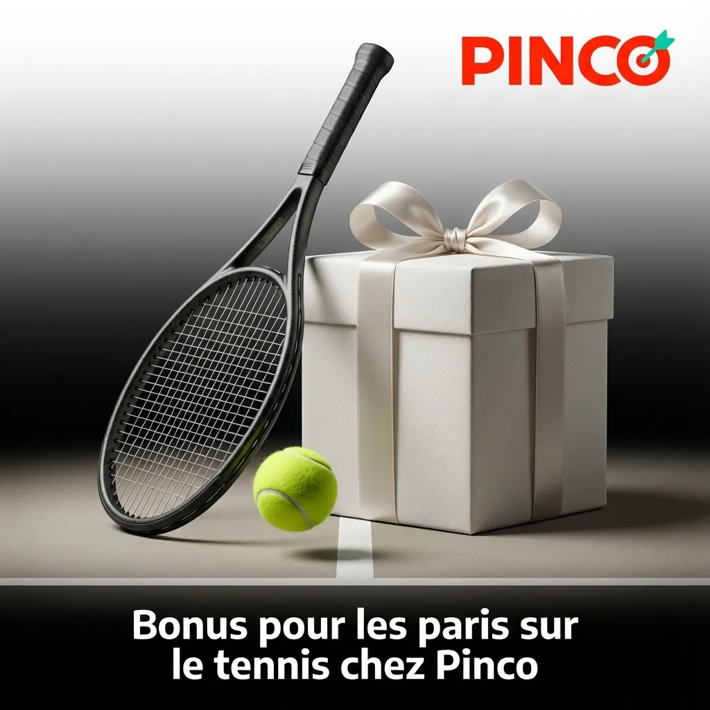 Pinco welcome bonus for tennis betting on ATP, WTA, and Grand Slam tournaments with wagering requirements