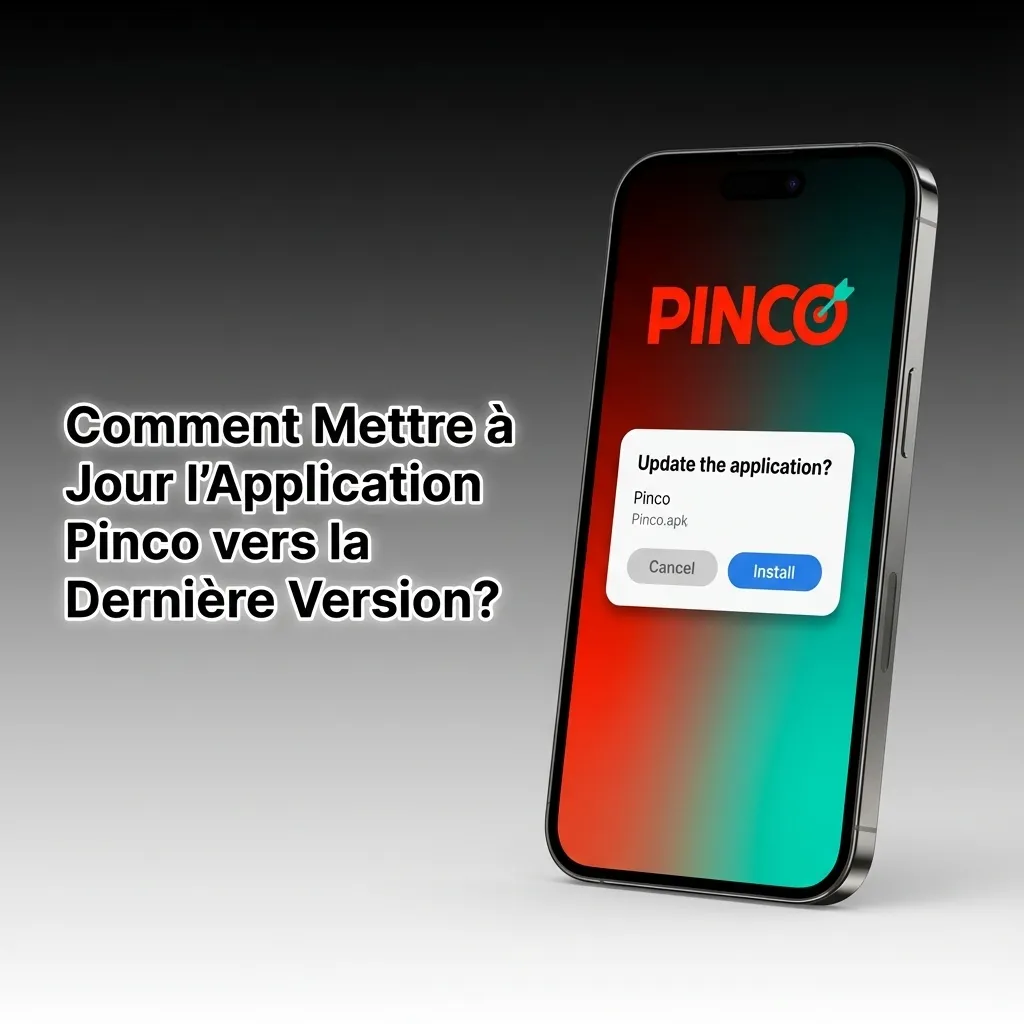 Guide de mise à jour de l'application Pinco pour Android et iOS avec instructions de téléchargement APK
