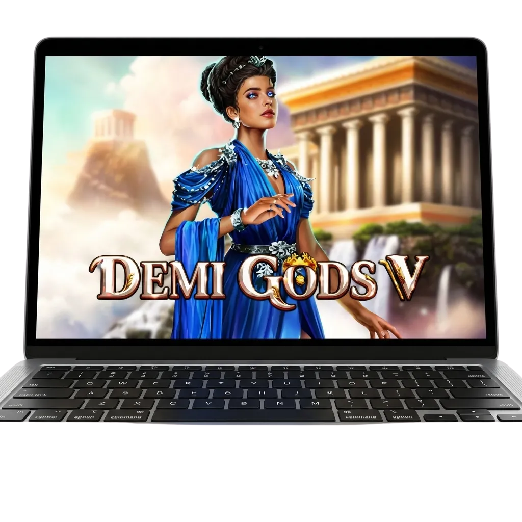 Demi Gods V slot game interface showing mythological themes and bonus features available on Pinco casino platform