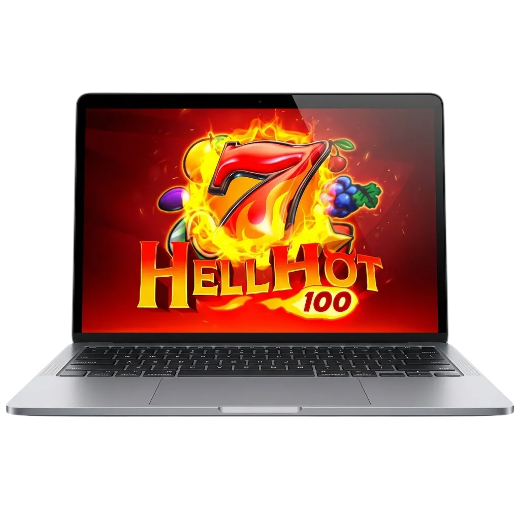 Hell Hot 100 slot machine game interface showing classic fruit symbols and gameplay on Pinco casino platform