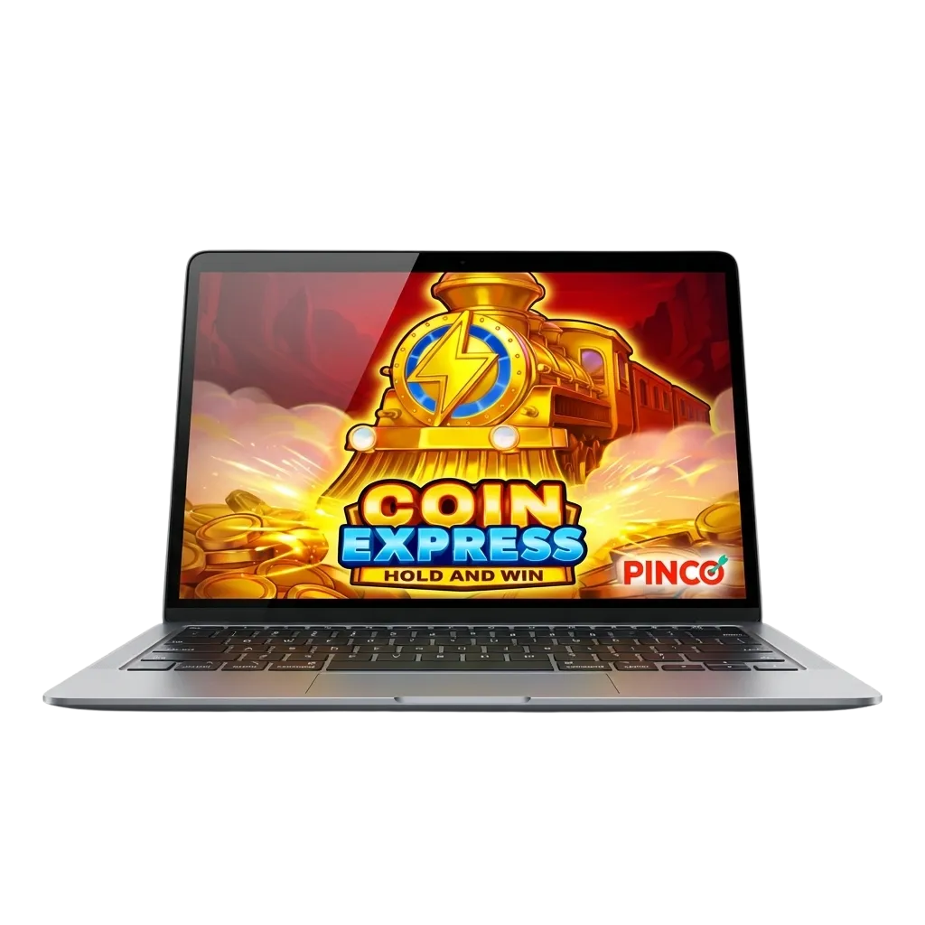 Coin Express slot game interface on Pinco casino platform showing high RTP gameplay and bonus features for Canadian players