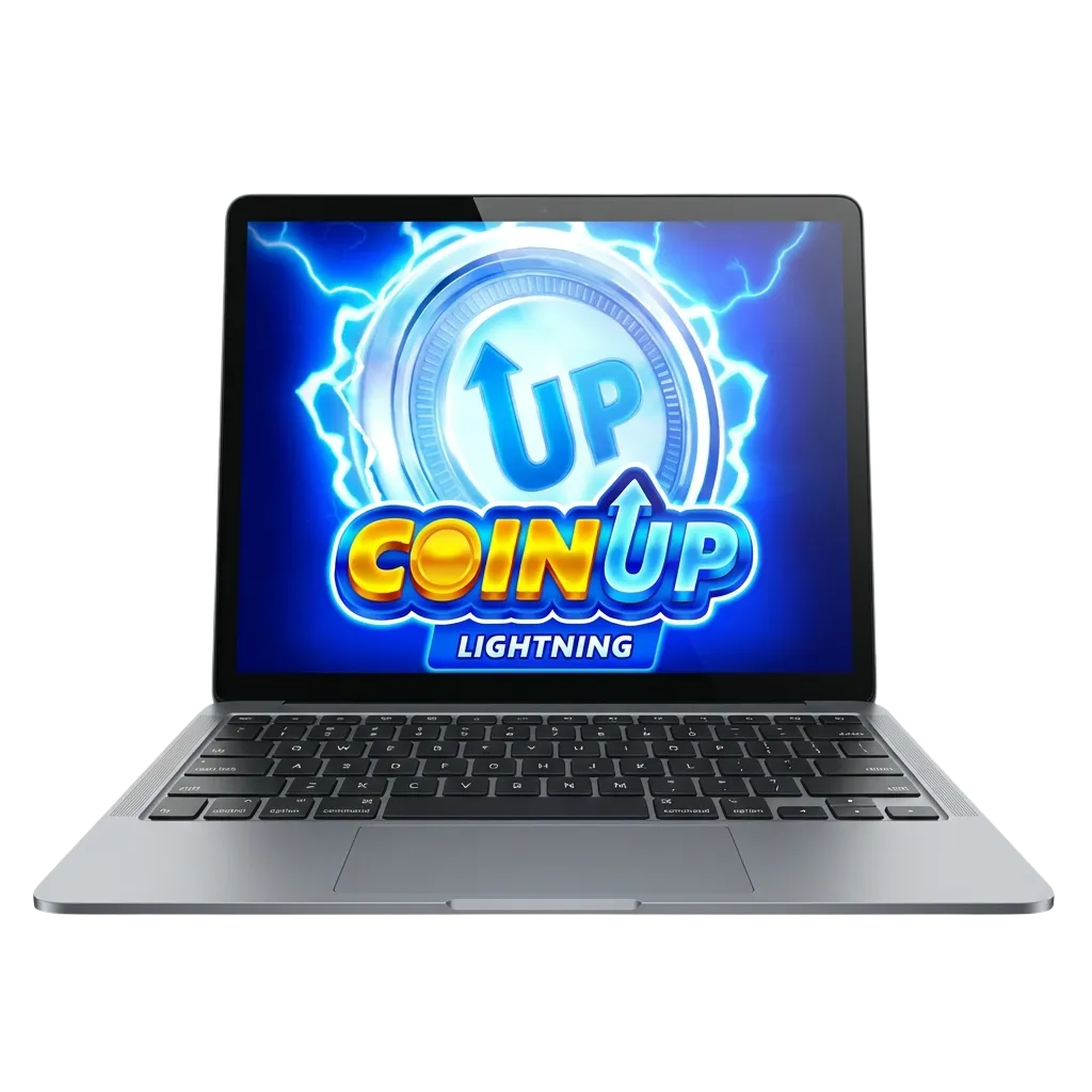 Coin Up: Lightning slot game interface showing betting options and lightning-themed graphics on Pinco casino platform