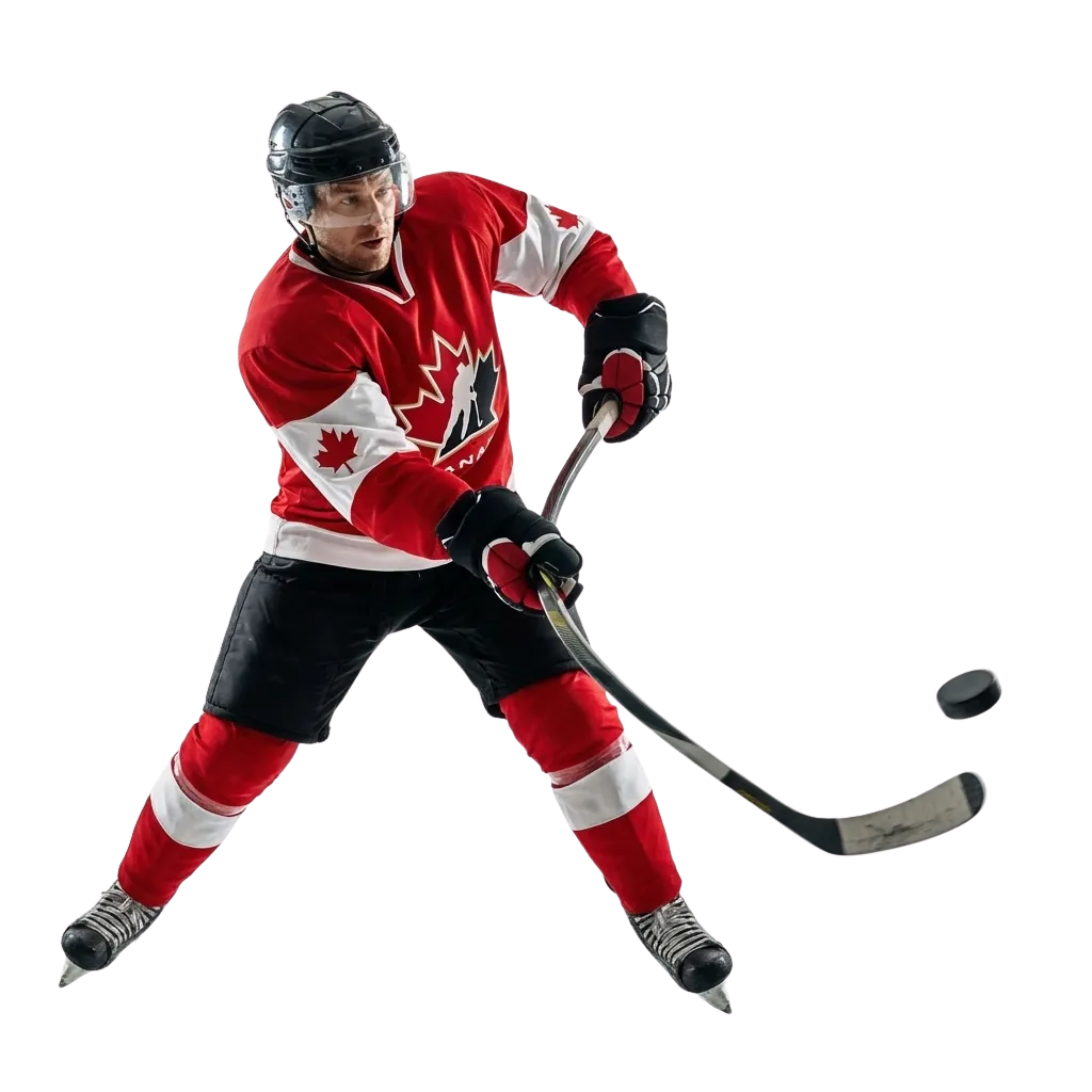 Pinco Canada hockey betting platform showing NHL odds, live betting options, and 100% welcome bonus up to $500 CAD