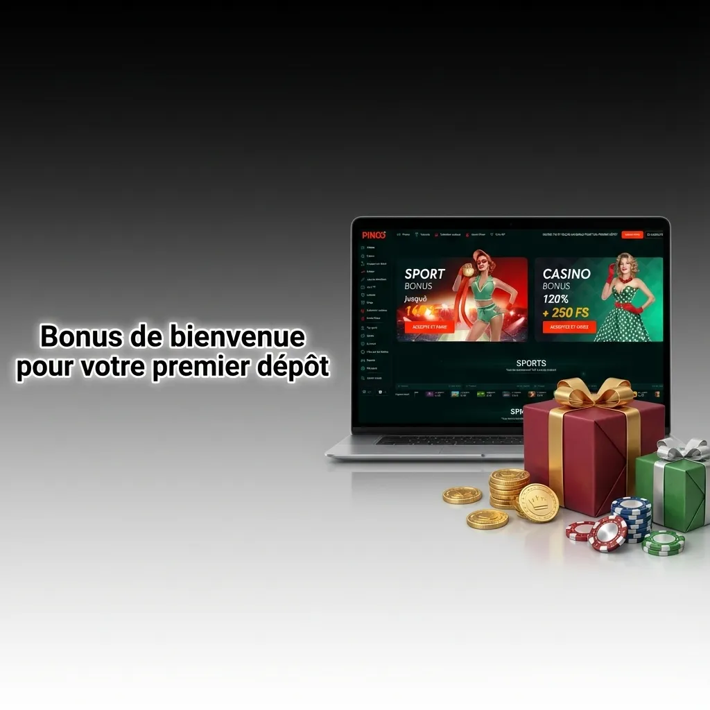 Casino welcome bonus offer showing 120% match up to $7,500 CAD plus 250 free spins for new Canadian players