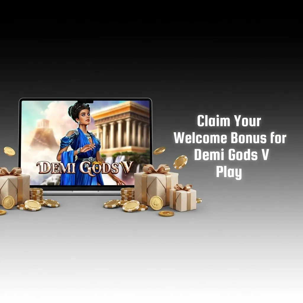 Pinco Casino welcome bonus offer showing 120% match up to C$7,500 plus 250 free spins for Canadian players on Demi Gods V slot