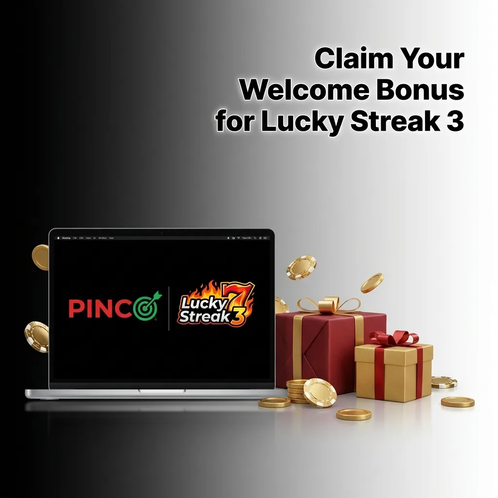 Pinco casino welcome bonus offer showing 120% match up to C$7,500 plus 250 free spins with registration steps