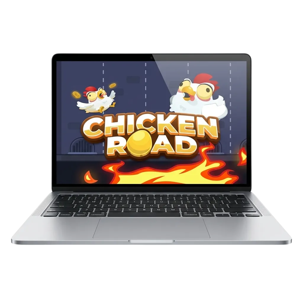 Chicken crossing road lanes in crash-style game with multiplying wins and 96.5% RTP at Canadian online casino