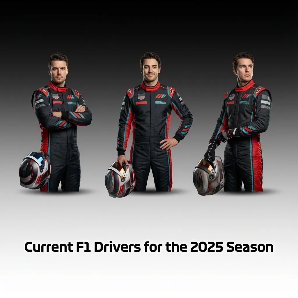 Table showing 2025 F1 drivers by team with championship odds for all 20 drivers across 10 teams