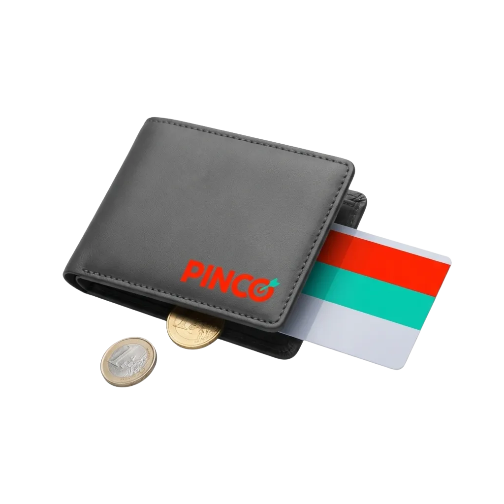 Canadian payment methods including Interac, Visa, and Mastercard cards displayed for Pinco casino deposits and withdrawals