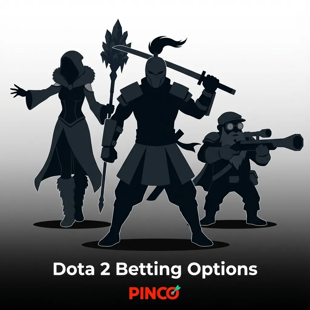 Dota 2 players in competitive 5v5 MOBA battle with betting markets for major esports tournaments displayed