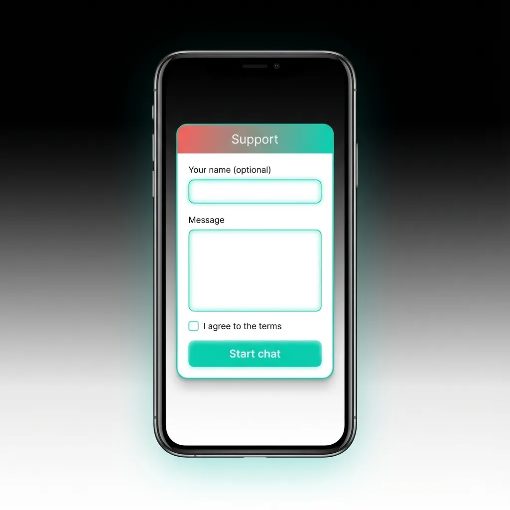 User logging into Pinco mobile app by entering email and password on iPhone screen