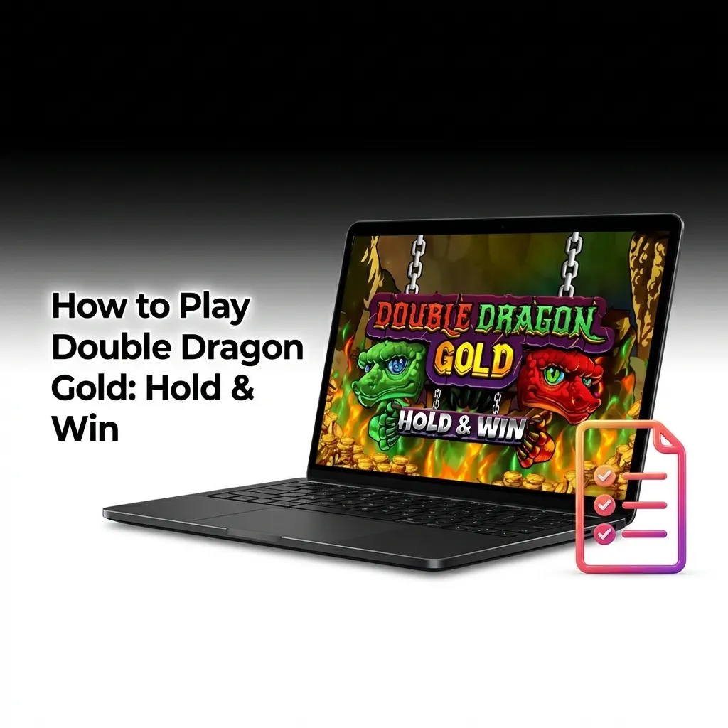 Dragon-themed slot game showing 5x3 grid with lanterns, coins, and bonus symbols for Hold & Win feature gameplay.