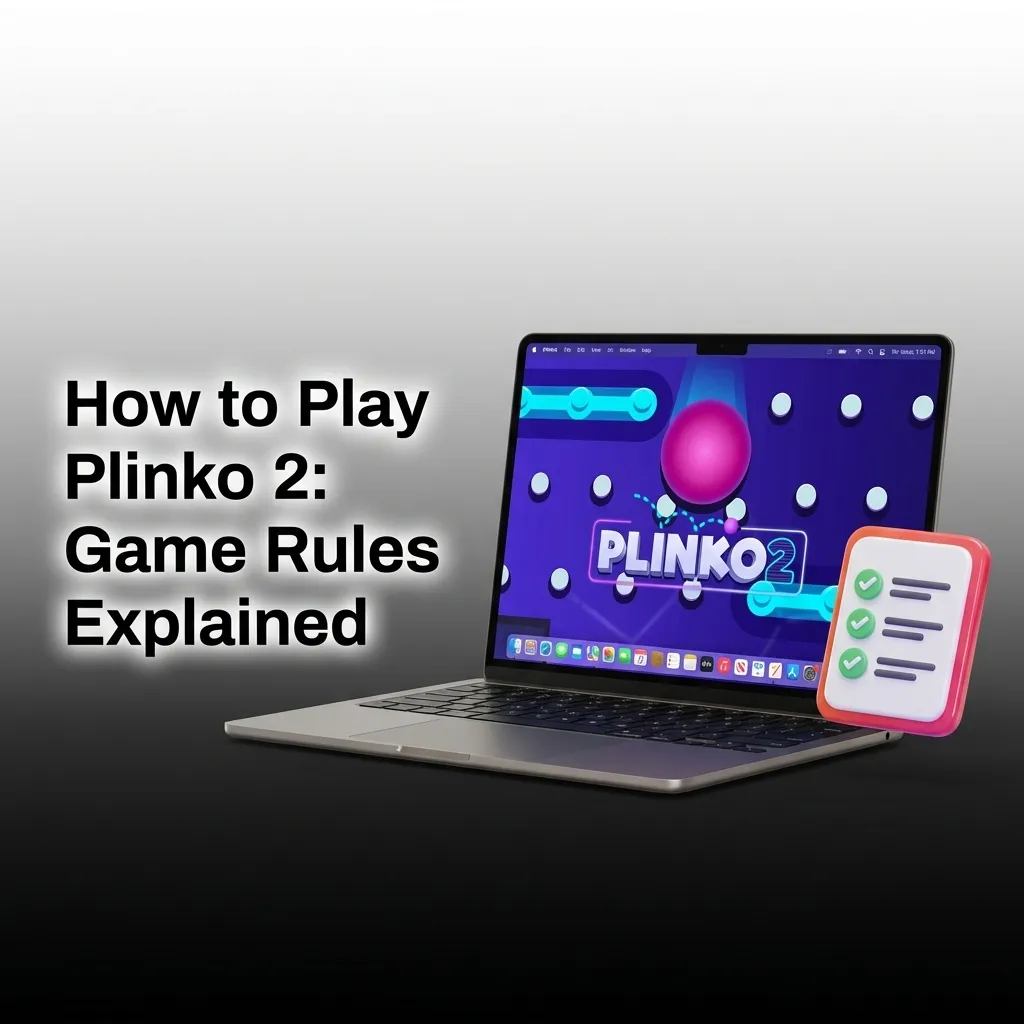 Ball drops through pegged board in Plinko 2, landing in multiplier slots with adjustable risk levels for varied outcomes