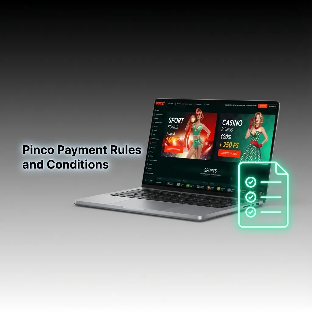 Pinco payment rules: verification, same method for deposits/withdrawals, bonus wagering, processing order, currency fees.