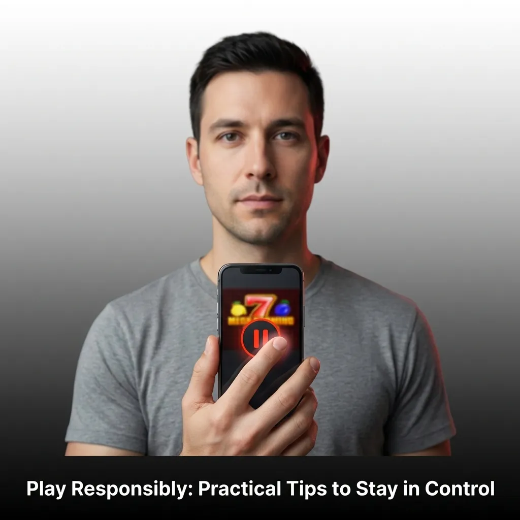 Responsible gambling tips including setting budgets, using limits, taking breaks, and seeking help when needed.