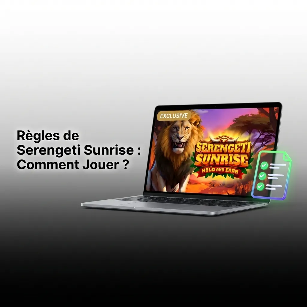 Serengeti Sunrise slot machine interface showing 5 reels, 25 paylines, and African wildlife symbols with wild and scatter icons