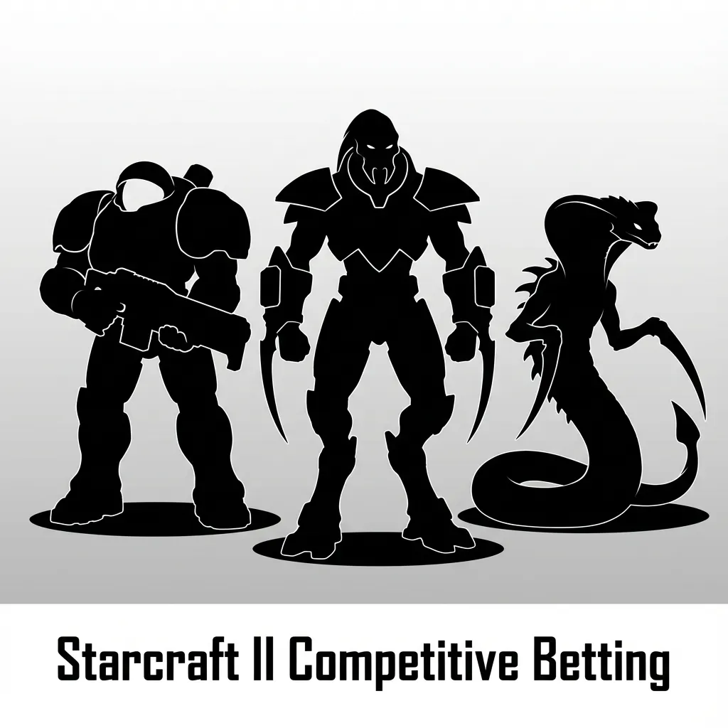 Starcraft II esports tournament action showing strategic real-time gameplay with betting markets for competitive matches.