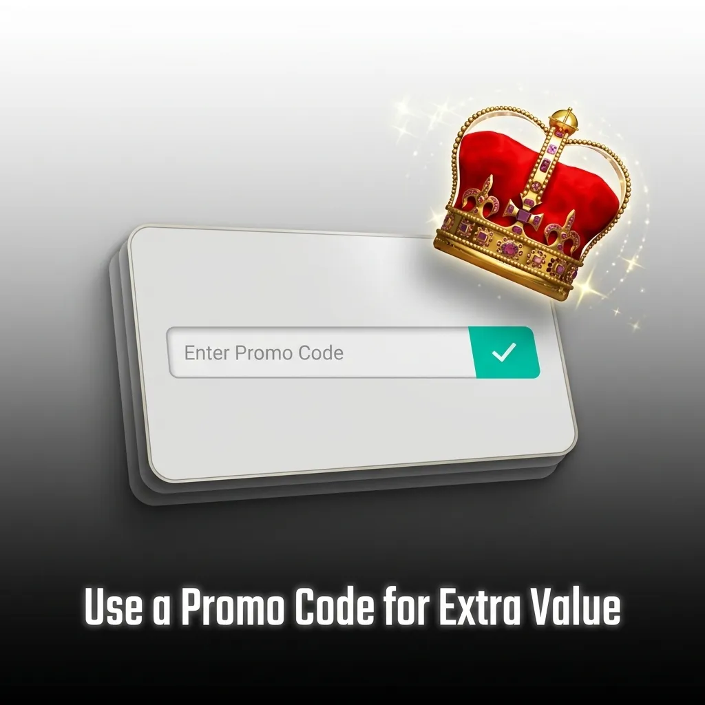 Players entering promo code CROWN250 at Pinco casino to unlock bonus spins and funds for 40 Shining Crown Bell Link game.