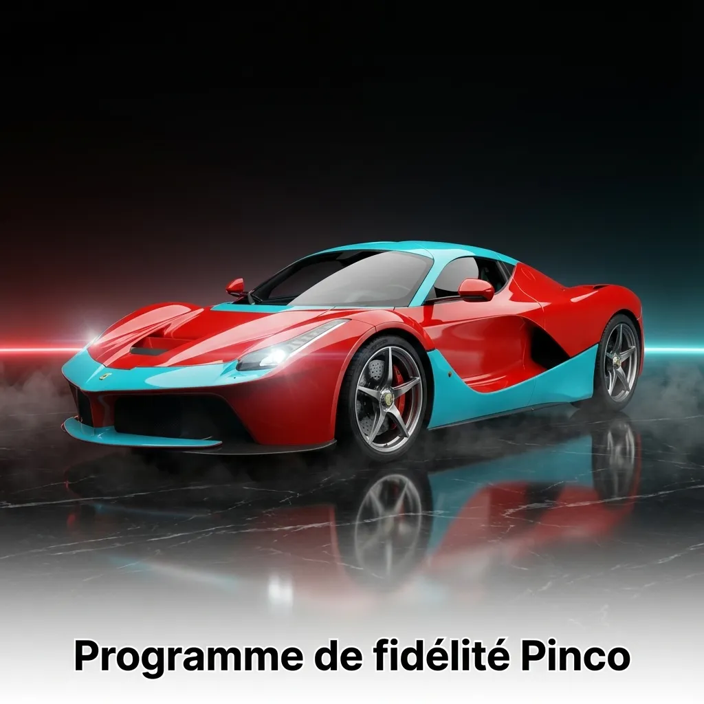 Pinco loyalty program pyramid showing six tiers from Bronze to VIP Elite with points thresholds and increasing rewards