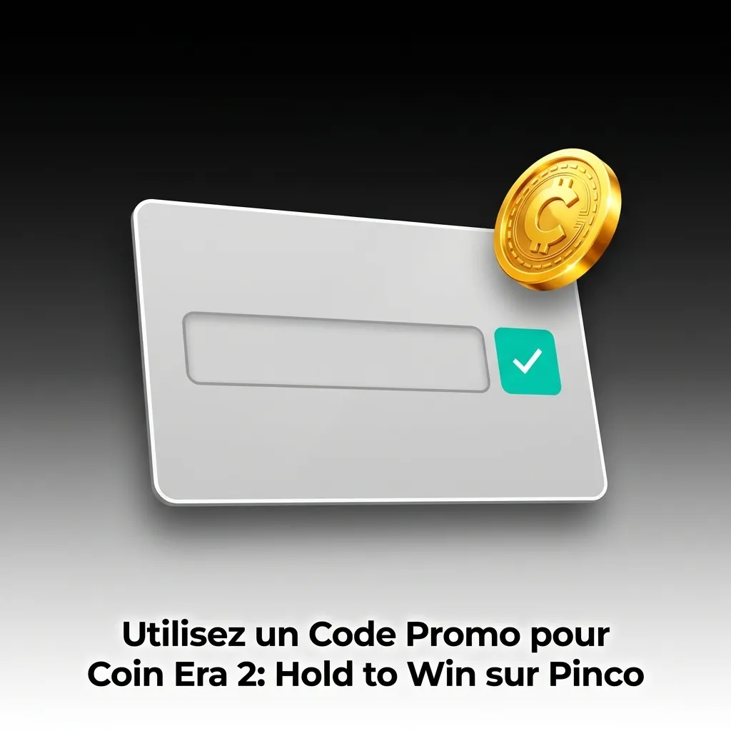 Joueur entrant le code promo PINCO250 sur Pinco pour obtenir des bonus sur Coin Era 2: Hold to Win